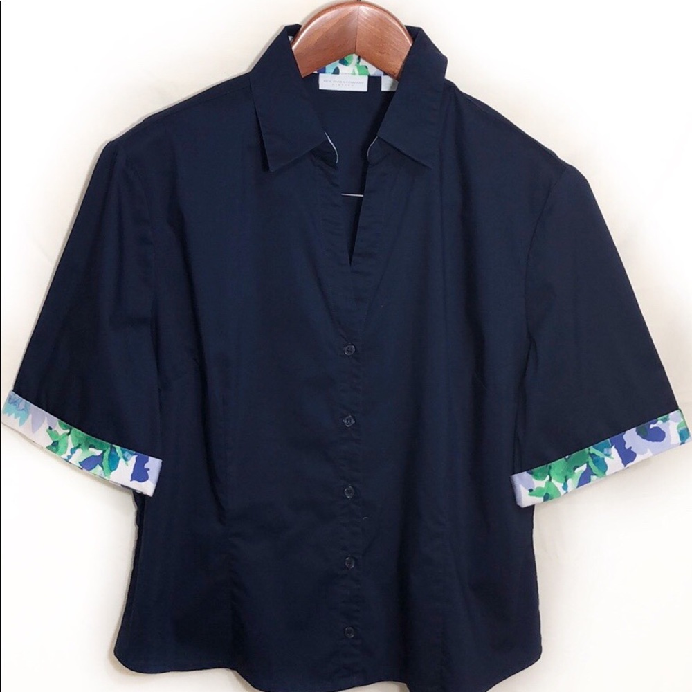 Black Button-down Shirt
